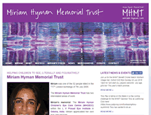 Tablet Screenshot of miriam-hyman.com